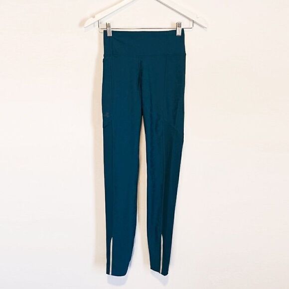 NEW Under Armour Fly Fast 3.0 Running Leggings in Tourmaline Teal Reflective - Picture 3 of 9